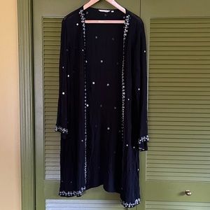 Soft Surroundings Beaded, Embroidered, & Sequined Cardigan